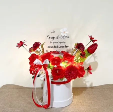 Bloom Box Akrilik Ucapan Grand Opening Grobogan